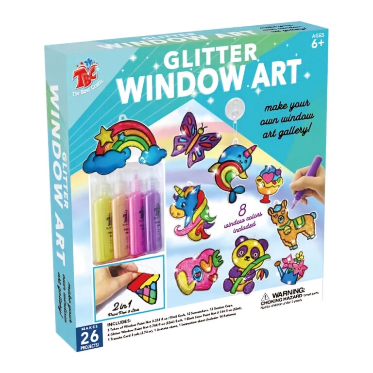 Glitter Window Art