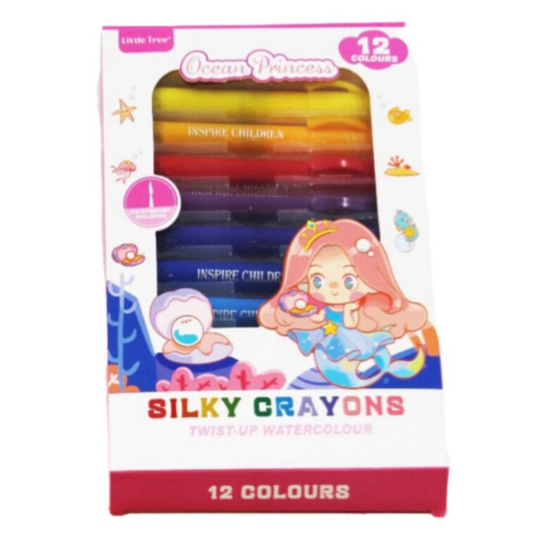 12 Colour Silky Crayons - Image 3
