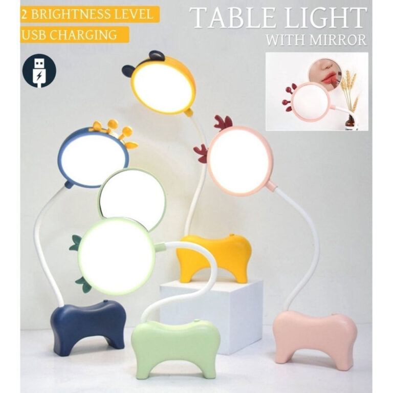 Cute Table Lamp With Mirror - Image 3