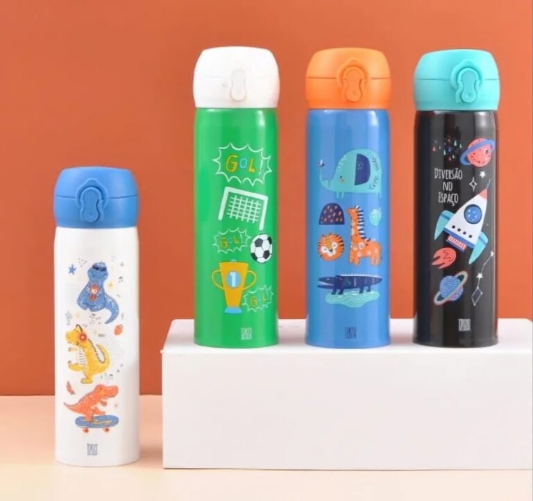 Printed Insulated Water Bottle - 420ml - Image 2