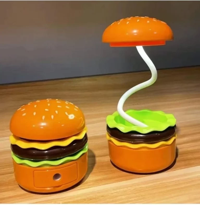 Cute Burger Table Lamp With Sharpener - Image 6