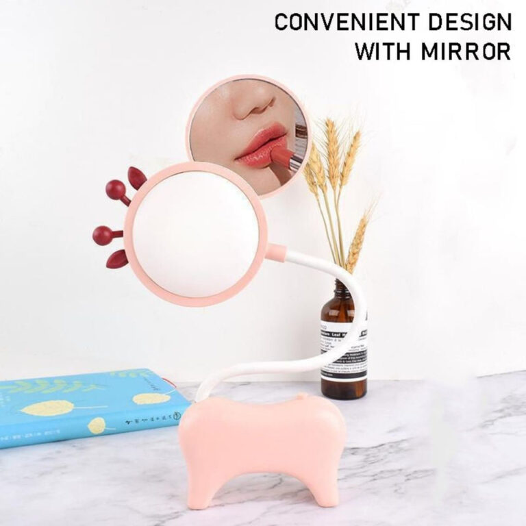 Cute Table Lamp With Mirror - Image 4