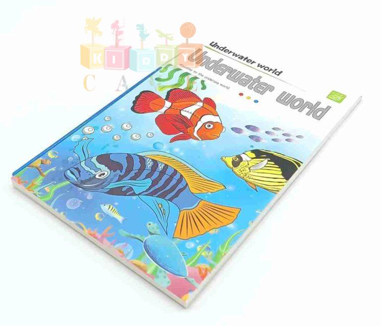 Coloring Pad With 6-Colour Strip And Brush - Image 4