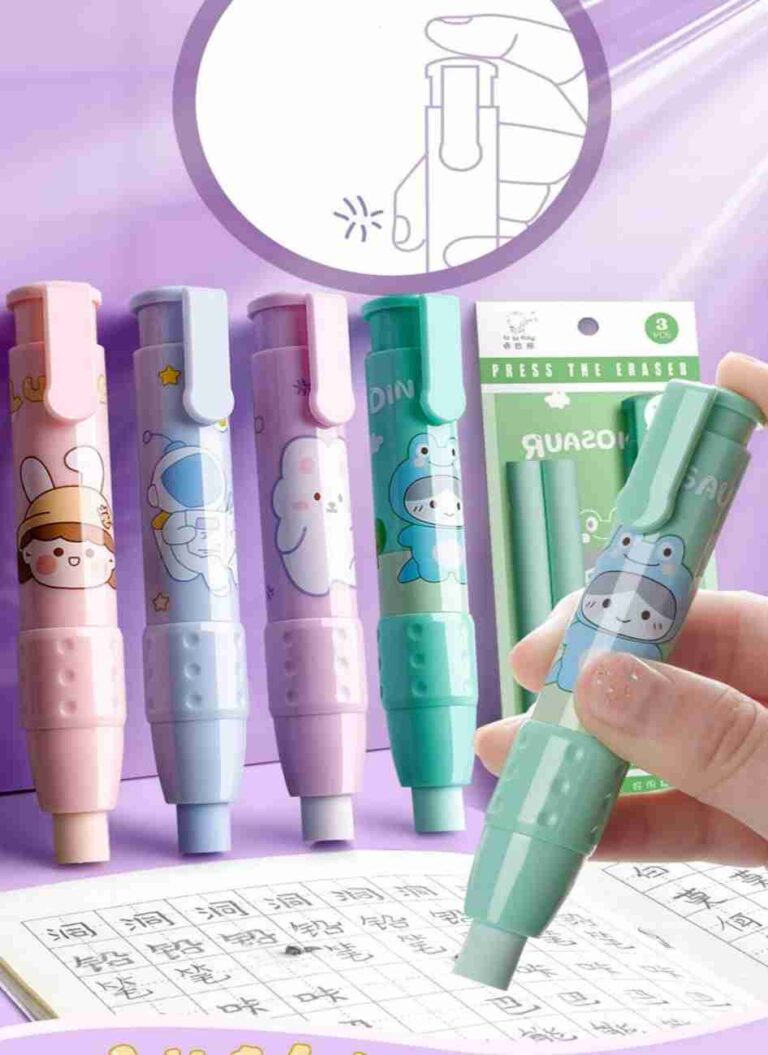 Stylish Press Pen Eraser