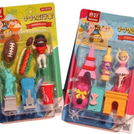 Mix Fancy Eraser (Set Of 6)