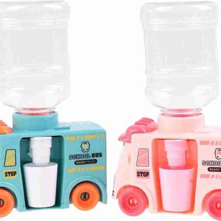 Mini School Bus Water Dispenser With Clay