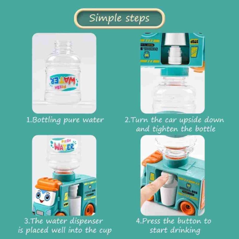 Mini School Bus Water Dispenser With Clay - Image 5