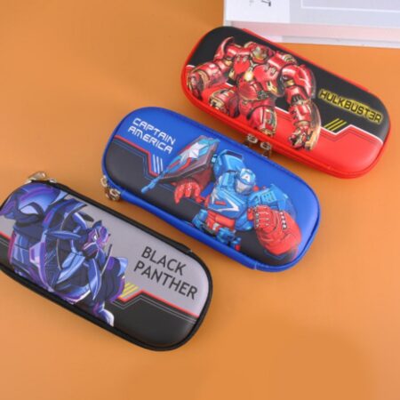 Super Hero Embossed Pencil Case