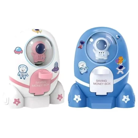 Space Rocket Piggy Bank