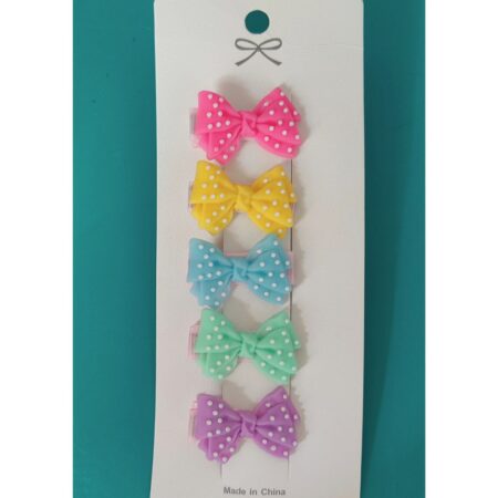 Colorful Bow Hair Clips