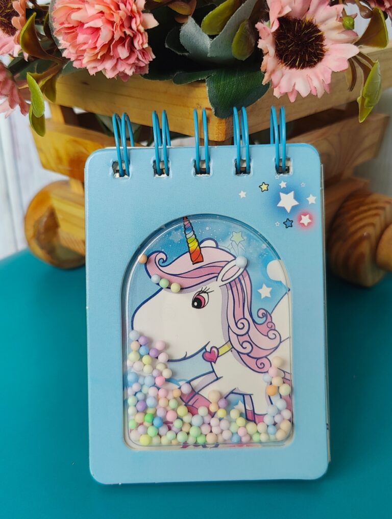Mini Unicorn Spiral Diary - Image 3