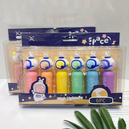 Creative Astronaut Highlighter (Set Of 6)