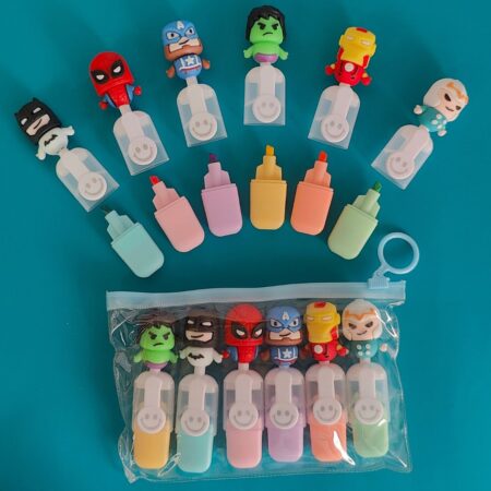 Superhero Highlighter (Set Of 6)