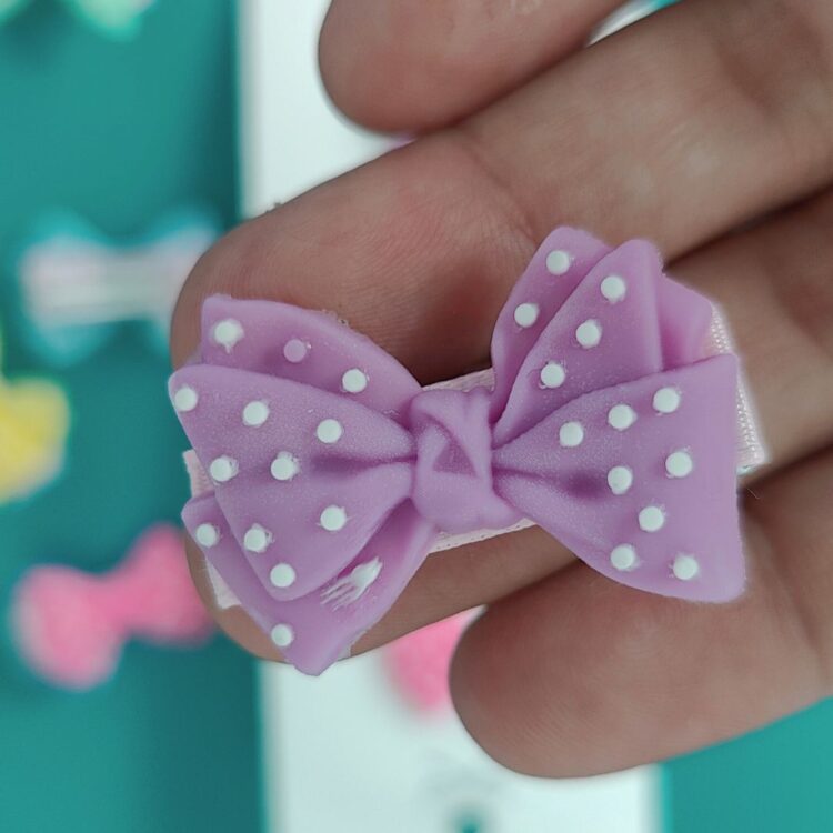Colorful Bow Hair Clips - Image 4