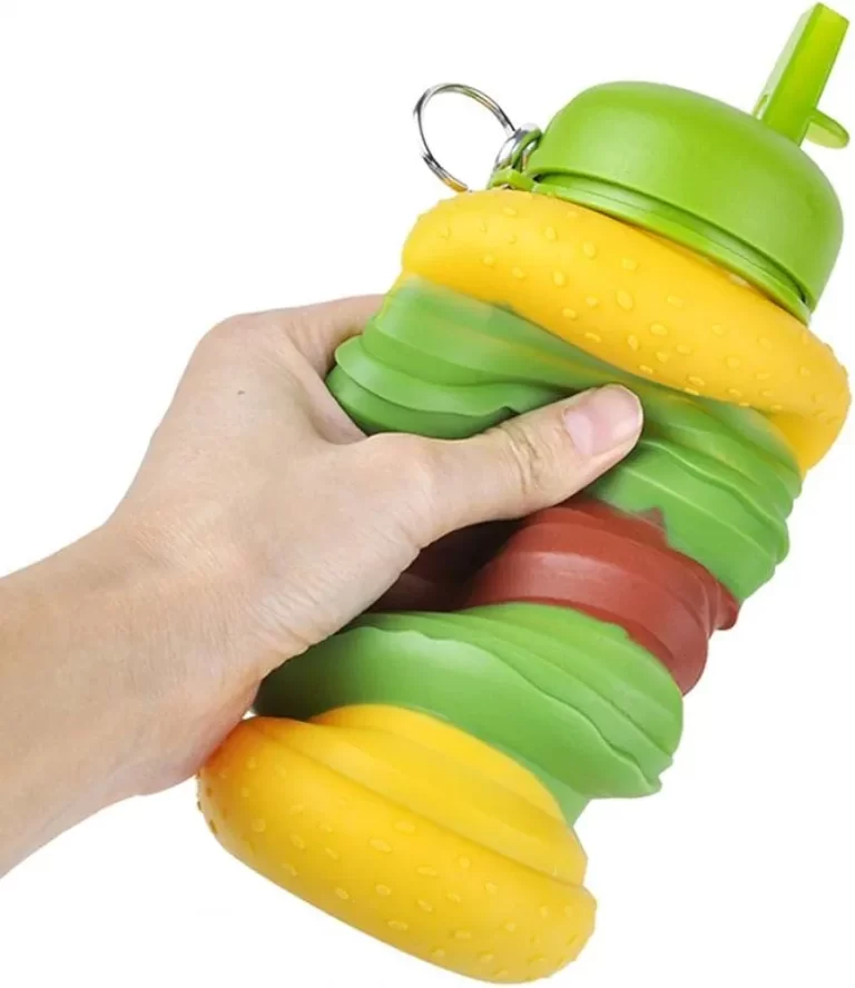 Silicon Burger Bottle 600ml - Image 5