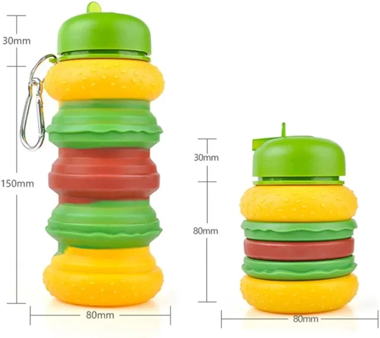 Silicon Burger Bottle 600ml - Image 7