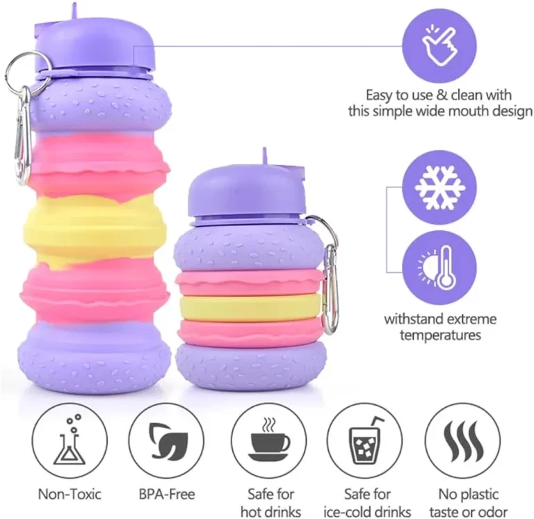 Silicon Burger Bottle 600ml - Image 6