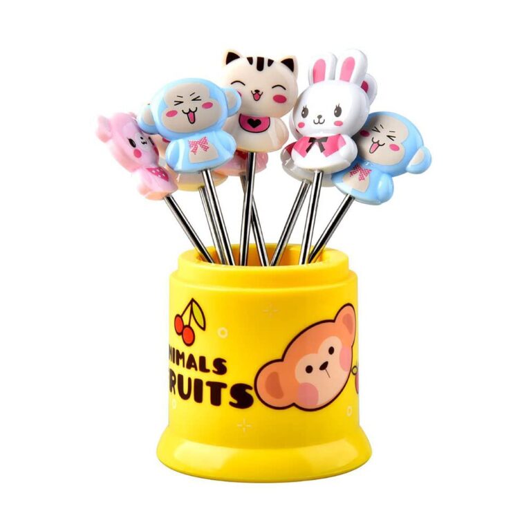 Cute Animal Steel Fruit Fork - Image 4
