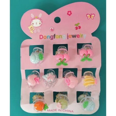 Crystal Hair Clutcher Set Of 10