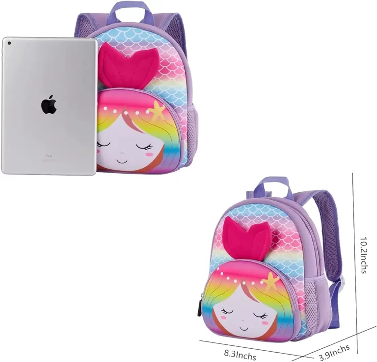 Cute Mermaid Kids Backpack - Image 7