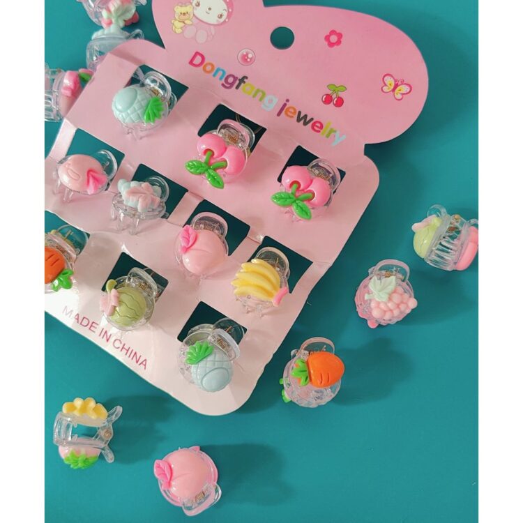 Crystal Hair Clutcher Set Of 10 - Image 2