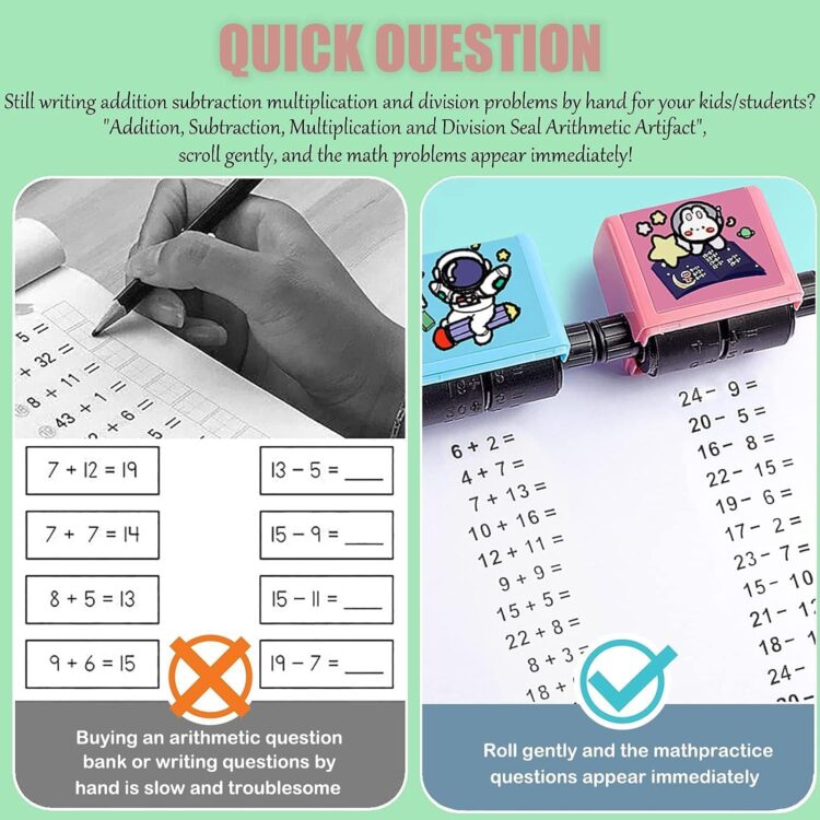 Roller Digital Teaching Stamps, Mathematical Roller Stamps - Image 5