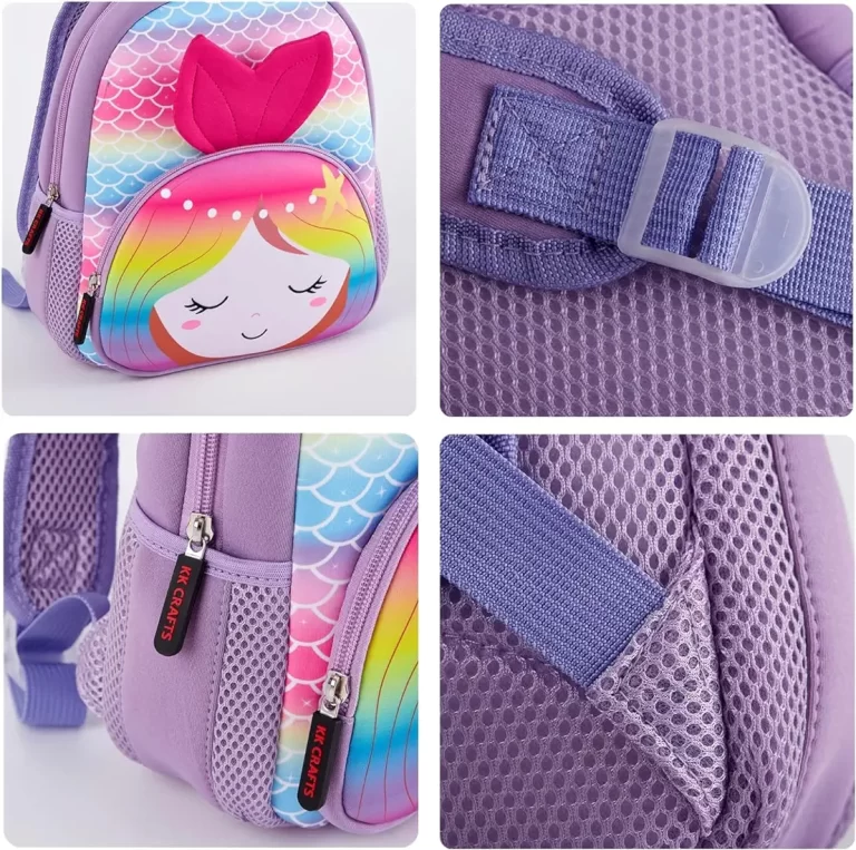 Cute Mermaid Kids Backpack - Image 5