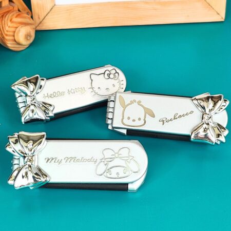 Folding Hair Brush With Mirror