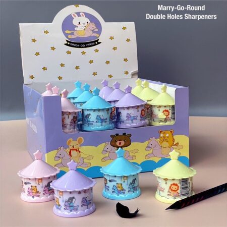 Merry - Go Round Carousel Dual Pencil Sharpener