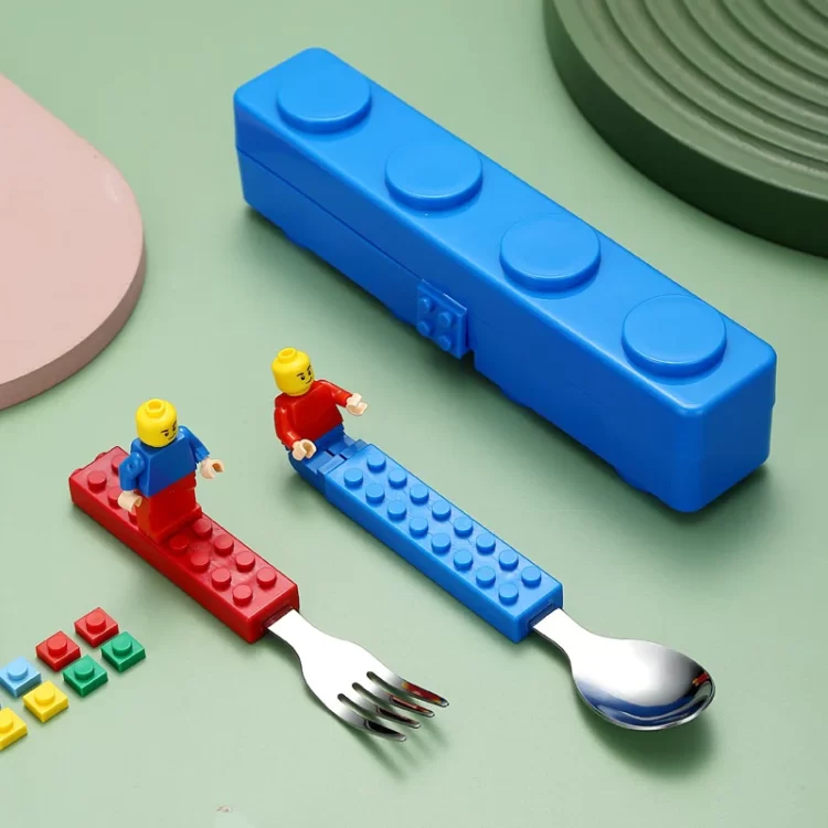 Building Block Spoon & Fork Set - Image 6