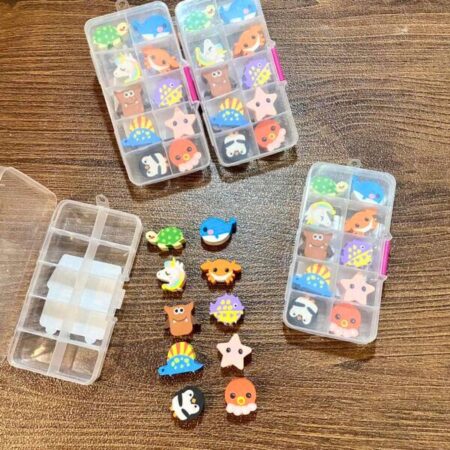 Animal Eraser Pencil Topper - 10Pc Set