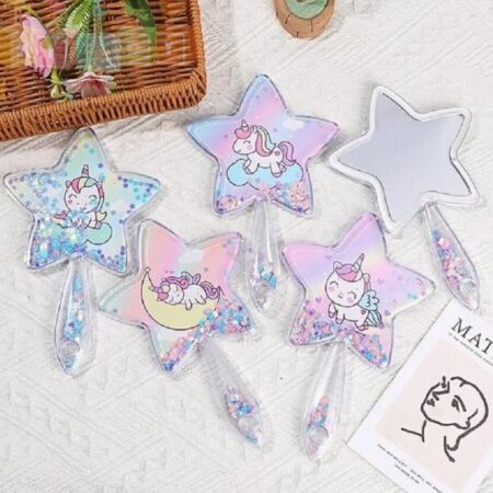 Unicorn Star Glitter Mirror (Random Choice)