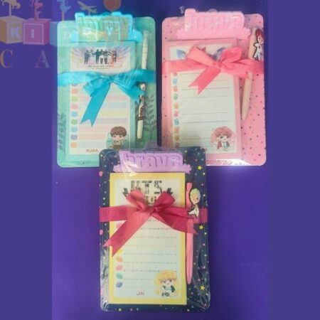 BTS A5 Notepad With Clip Board (Random)