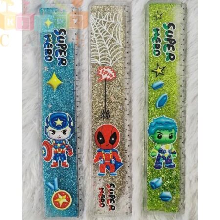 Super Hero Water Glitter Scale