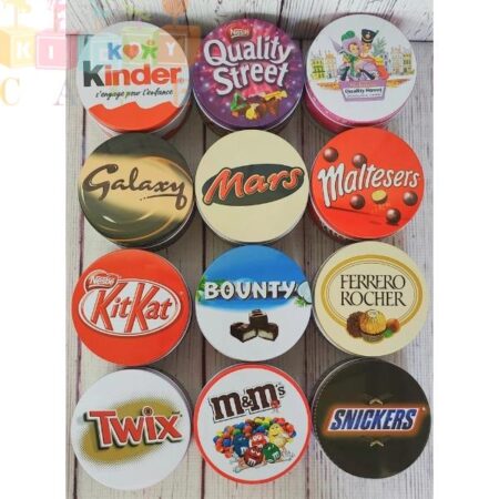 Round Chocolate Tin Box