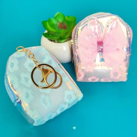 Cute Floral Coin Pouch Key Rings