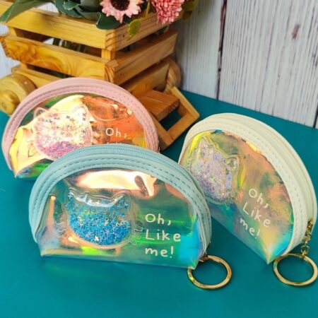 Cute Kitty Coin Pouch Key Rings