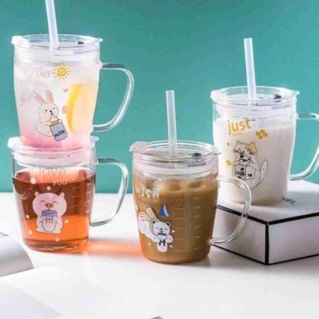 Glass Milk Cup