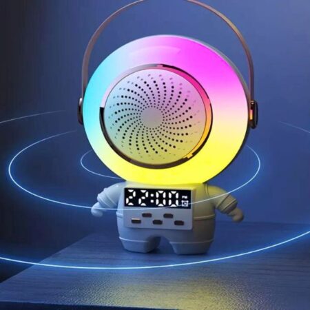 Portable LED Light Karaoke Speaker With Microphone