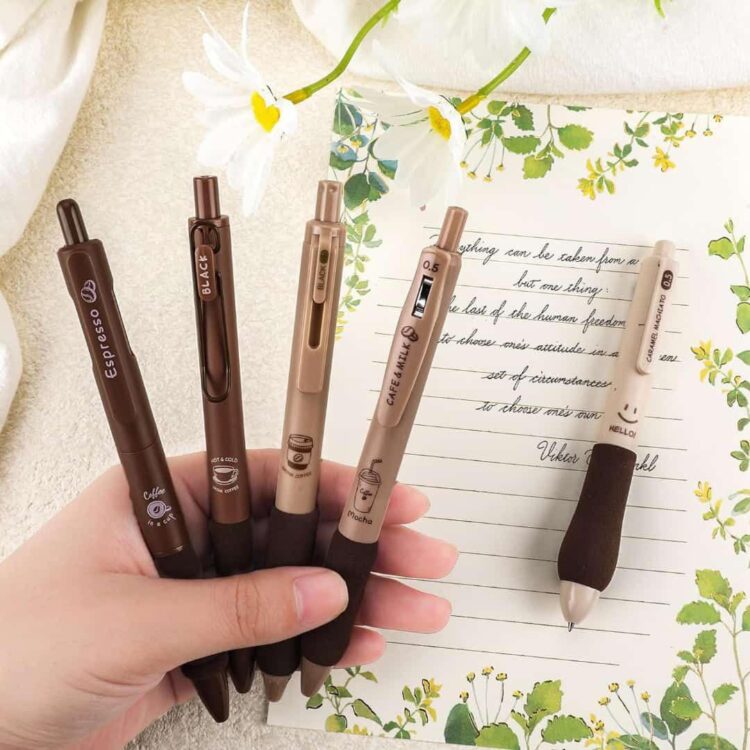 Coffee Gel Pen Set - Image 4