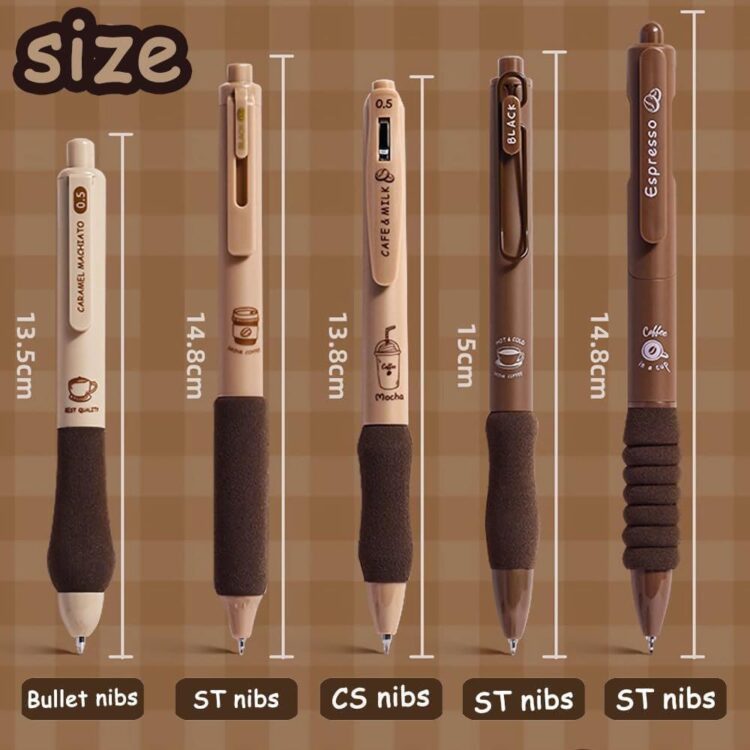 Coffee Gel Pen Set - Image 3