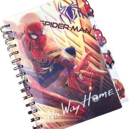 3D Spiderman Spiral Diary