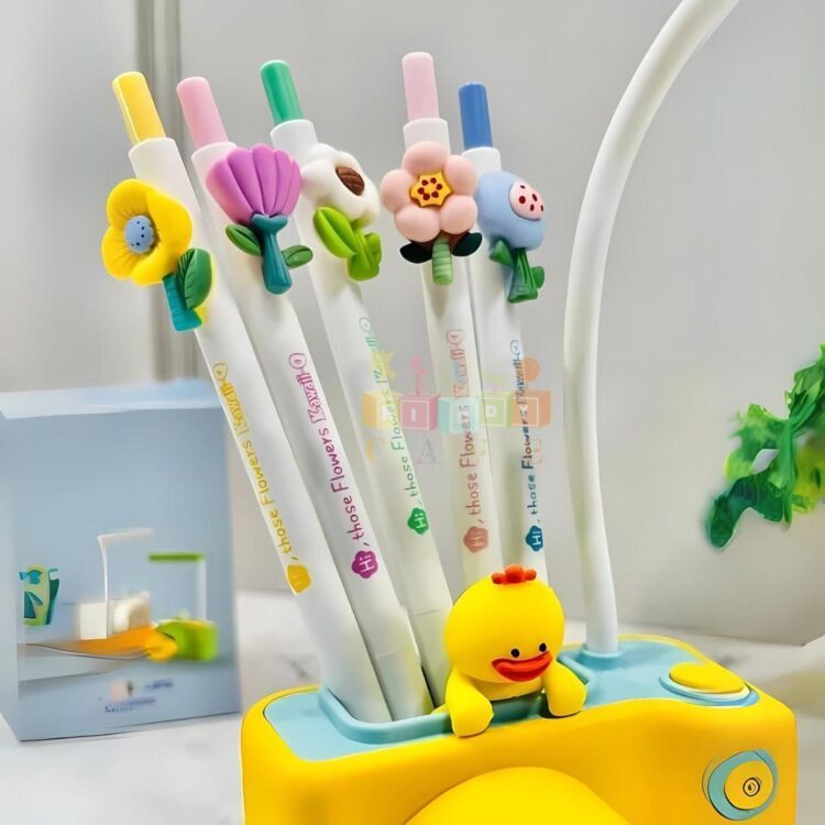 Beautiful Flower Gel Pens - Image 3