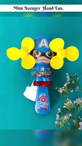 Captain America Hand Press Mini Fan