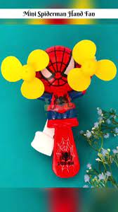 Spiderman Hand Press Mini Fan