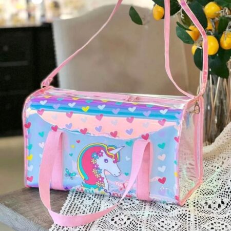 Unicorn Holographic Duffle Bag