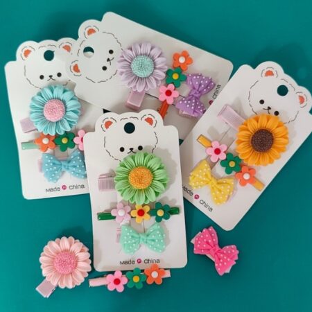Cute Floral Hair Clips