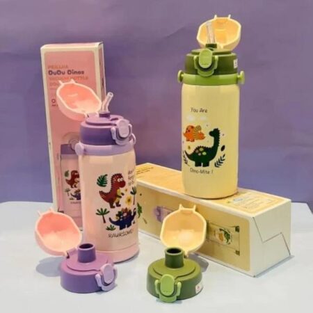 Premium Dual Cap Bottle - Dino