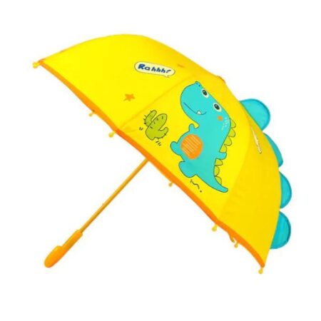 Premium 3D Yellow Dino Umbrella