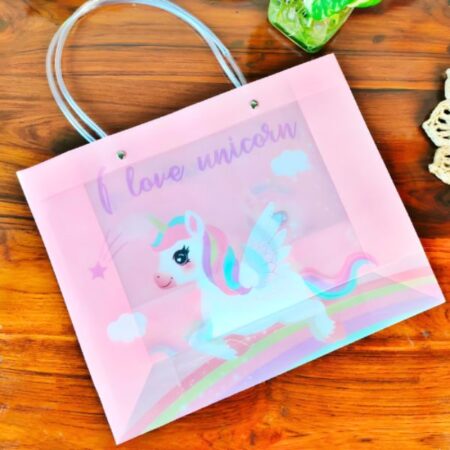 Big PVC Gift Bag - Unicorn